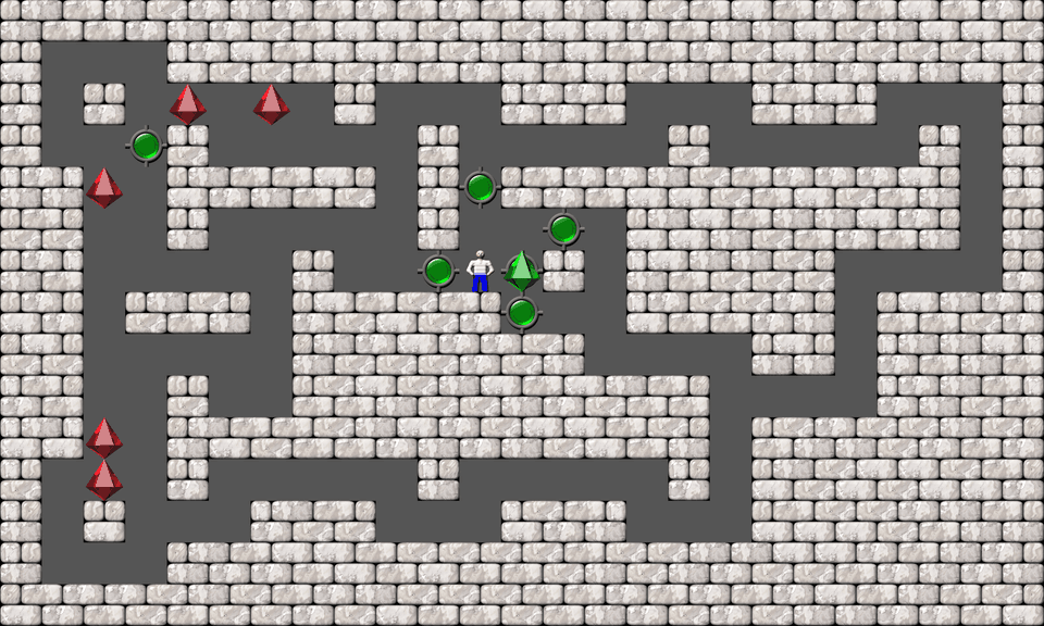 Sokoban Bugs550 collection level 67